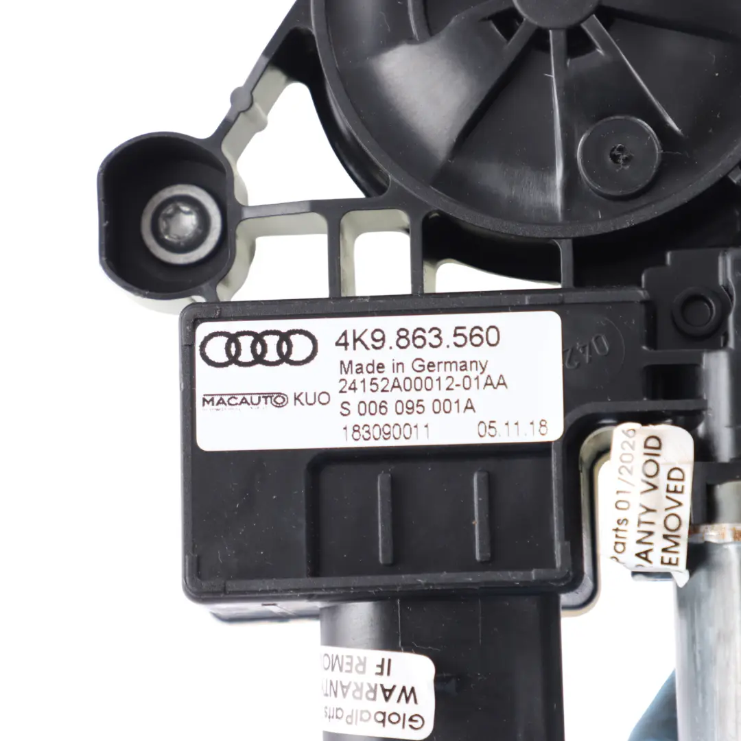 Audi A6 C8 Avant Parcel Shelf Mechanism Drive Motor Unit Rear Tailgate - SKU 4K9863560 - Part number 4K9863560
