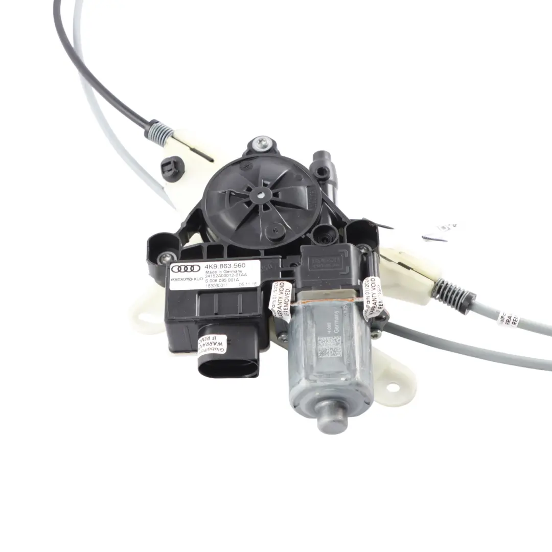 Parcel Shelf Mechanism Drive Motor Unit Rear Tailgate to Audi A6 C8 Avant with Part number 4K9863560 Audi A6 C8 Avant Parcel Shelf Mechanism Drive Motor Unit Rear Tailgate - SKU 4K9863560 - Part number 4K9863560