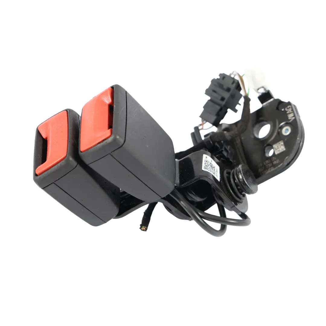 Audi A6 C8 A7 C8 Rear Seat Double Seat Belt Buckle Middle Black - SKU 4KD857739 - Part number 4KD857739