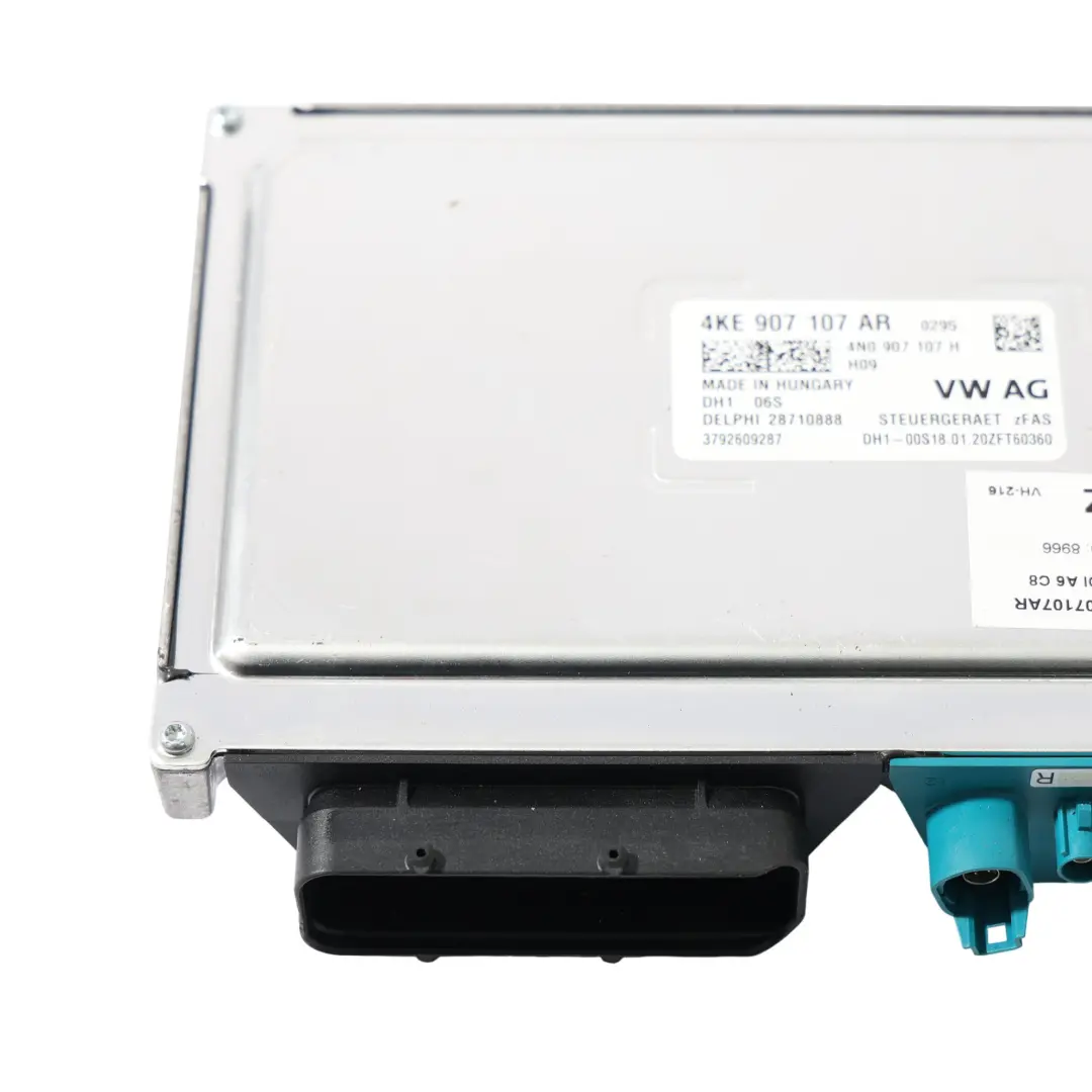 Frontkamera Fahrerassistenzsteuergerät Modul zFAS für Audi A6 C8 mit Teilenummer 4KE907107AR Audi A6 C8 Frontkamera Fahrerassistenzsteuergerät Modul zFAS - SKU 4KE907107AR - Teilenummer 4KE907107AR