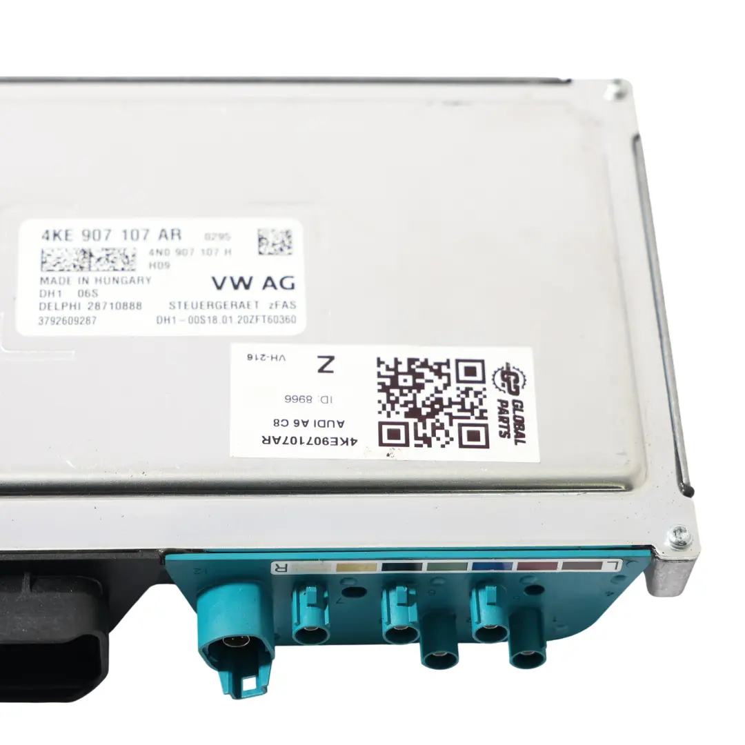 Audi A6 C8 Front Camera Driver Assistance Control Unit Module zFAS - SKU 4KE907107AR - Part number 4KE907107AR