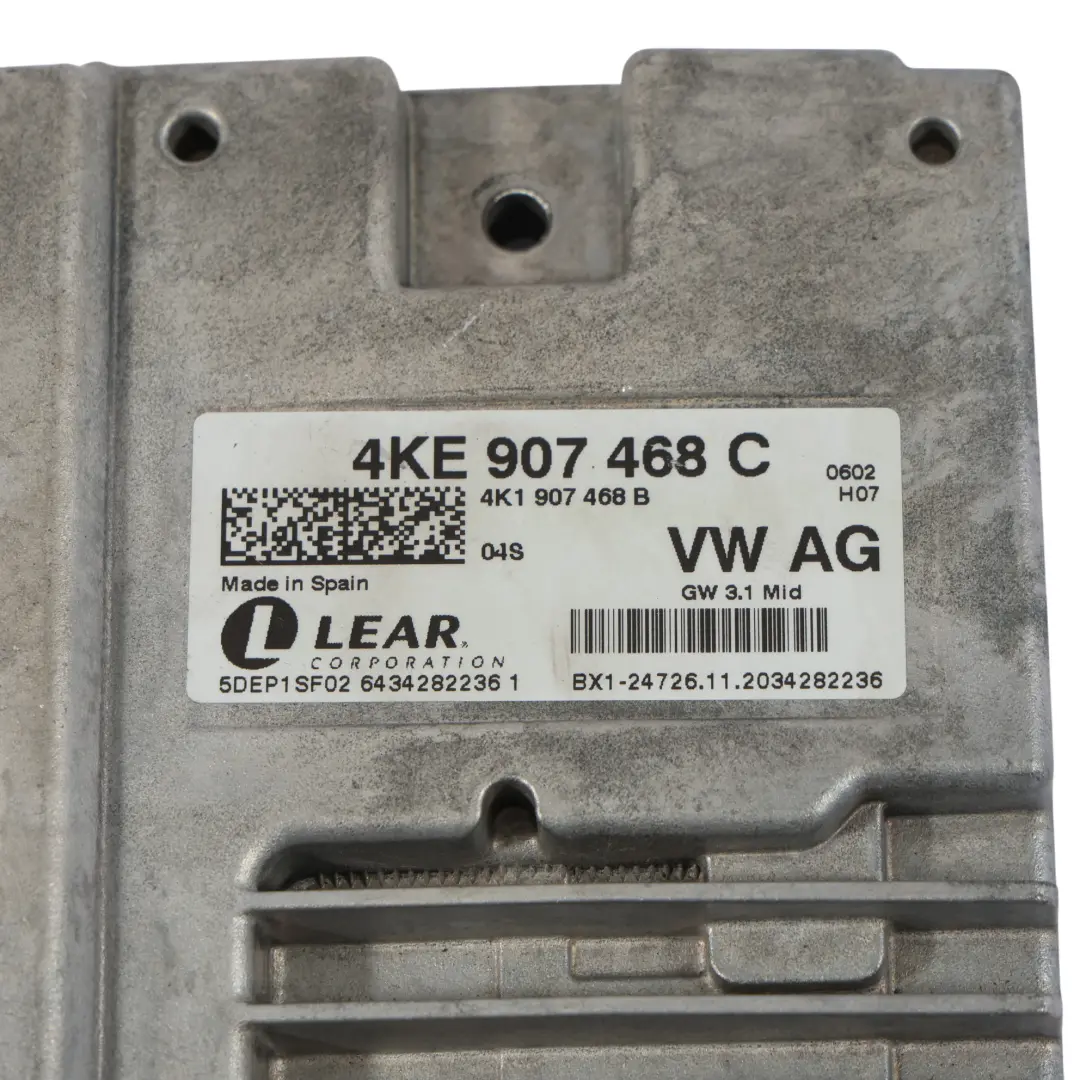 4M Gateway Interface Steuergerät Modul ECU für Audi A6 C8 Q7 mit Teilenummer 4KE907468C Audi A6 C8 Q7 4M Gateway Interface Steuergerät Modul ECU - SKU 4KE907468C - Teilenummer 4KE907468C