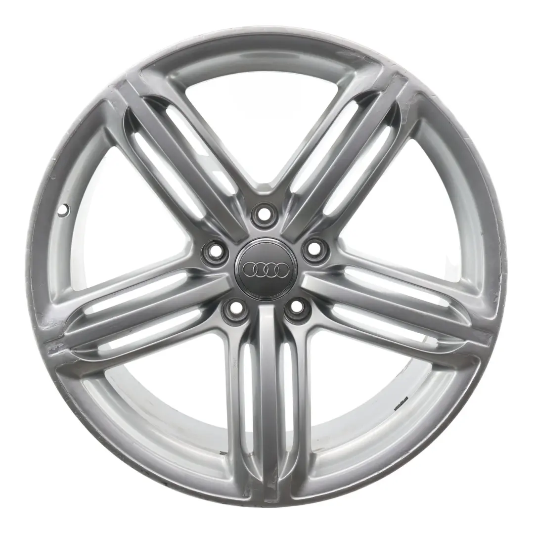Audi Q7 4L Silver Alloy Wheel Rim 21" Star Spoke 10J ET:44 - SKU 4L0601025BH-10 - Part number 4L0601025BH