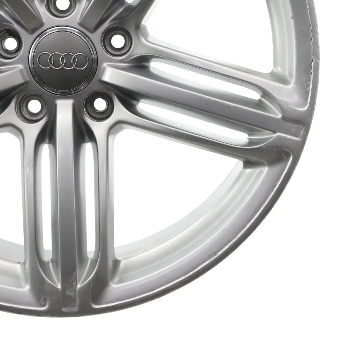 Audi Q7 4L Silver Alloy Wheel Rim 21" Star Spoke 10J ET:44 - SKU 4L0601025BH-10 - Part number 4L0601025BH
