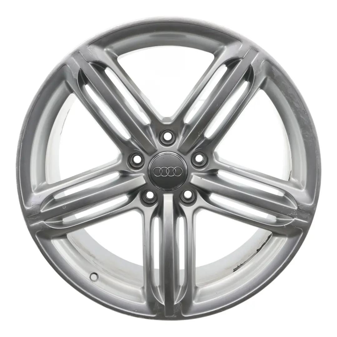 Audi Q7 4L Silver Alloy Wheel Rim 21" Star Spoke 10J ET:44 - SKU 4L0601025BH-11 - Part number 4L0601025BH