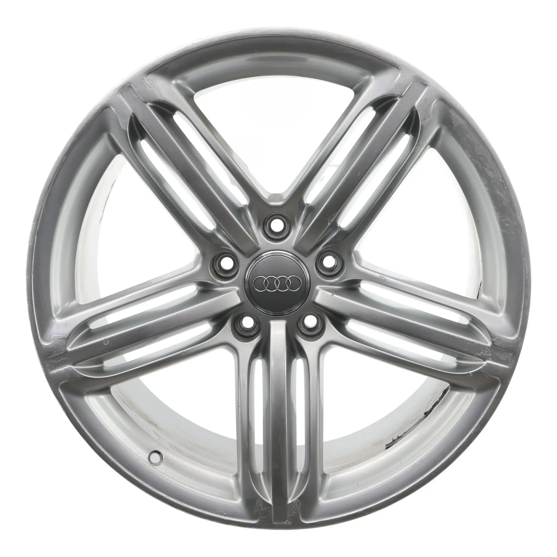 Audi Q7 4L Silver Alloy Wheel Rim 21" Star Spoke 10J ET:44 4L0601025BH
