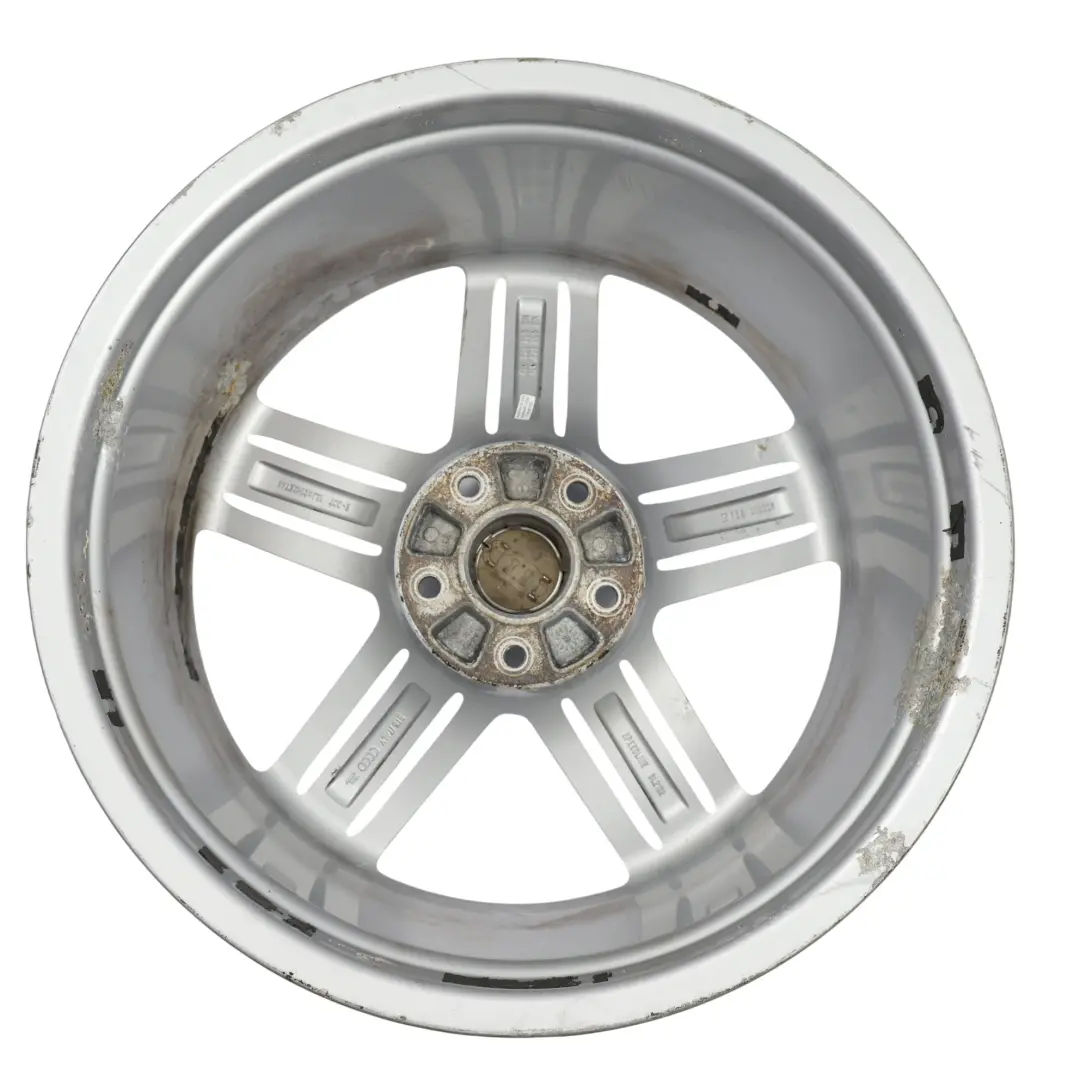 Audi Q7 4L Silver Alloy Wheel Rim 21" Star Spoke 10J ET:44 - SKU 4L0601025BH-11 - Part number 4L0601025BH