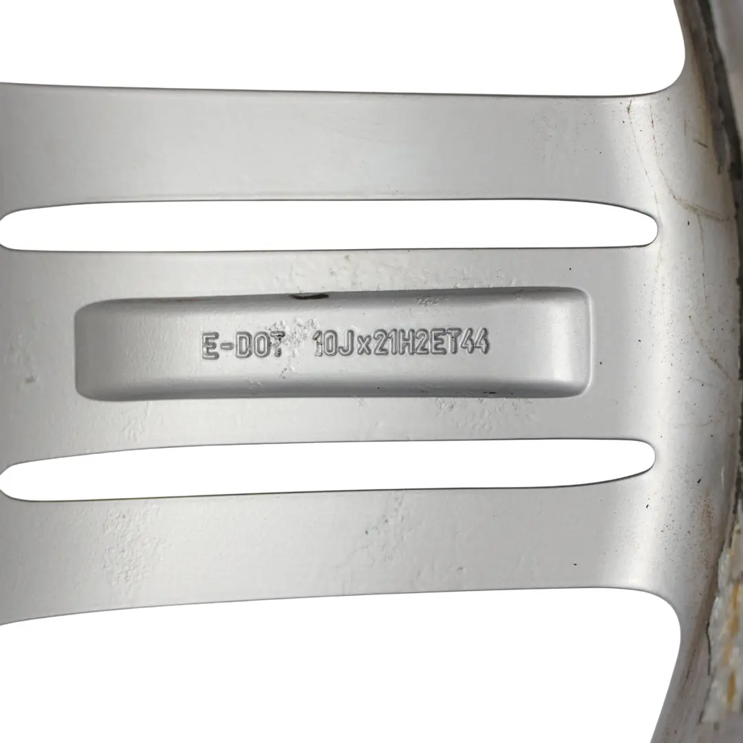 Audi Q7 4L Silver Alloy Wheel Rim 21" Star Spoke 10J ET:44 - SKU 4L0601025BH-11 - Part number 4L0601025BH