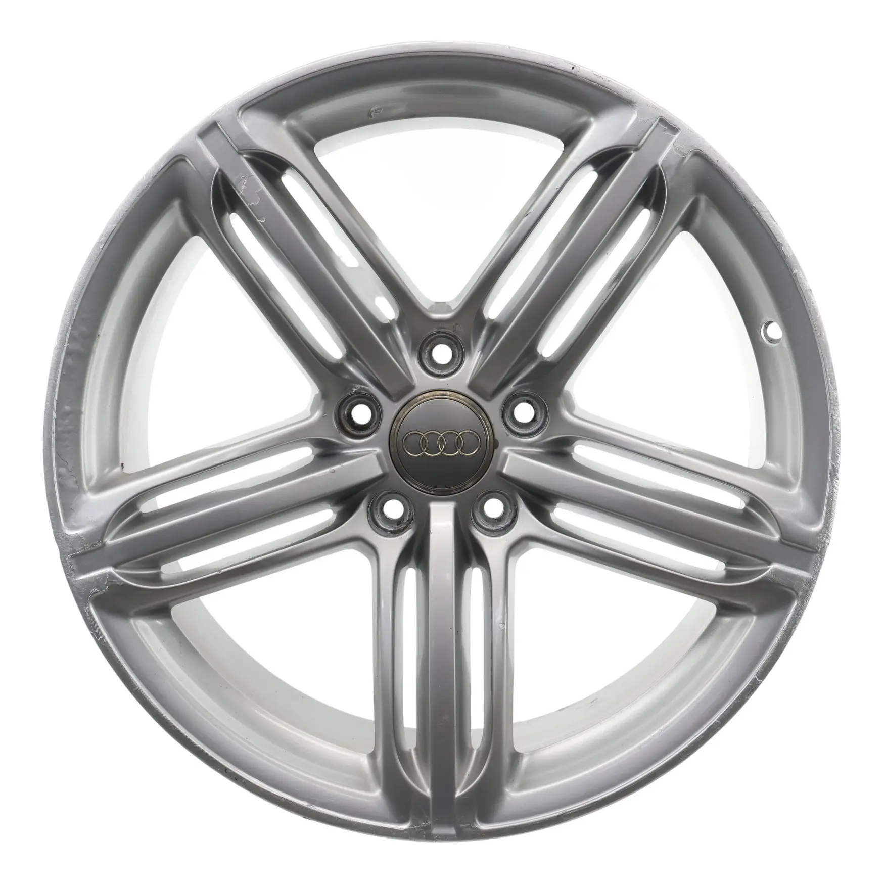 Audi Q7 4L Srebrna Felga Aluminiowa 21" Star Spoke 10J ET:44 4L0601025BH