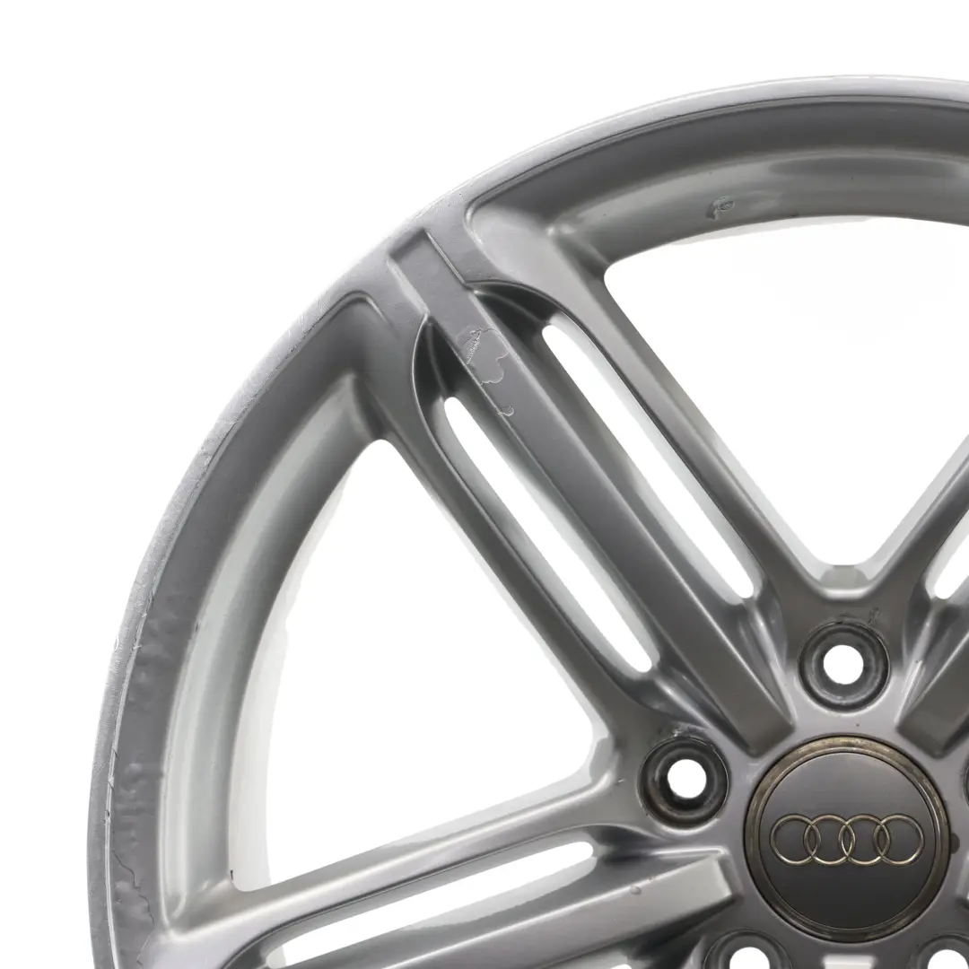 Audi Q7 4L Silberne Leichtmetallfelge 21" Sternspeiche 10J ET:44 - SKU 4L0601025BH-4 - Teilenummer 4L0601025BH