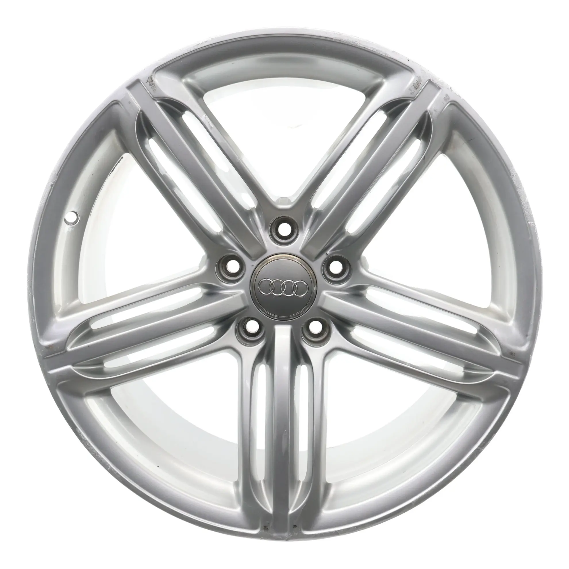 Audi Q7 4L Cerchio In Lega Argento 21" A Raggi Stellati 10J ET:44 4L0601025BH