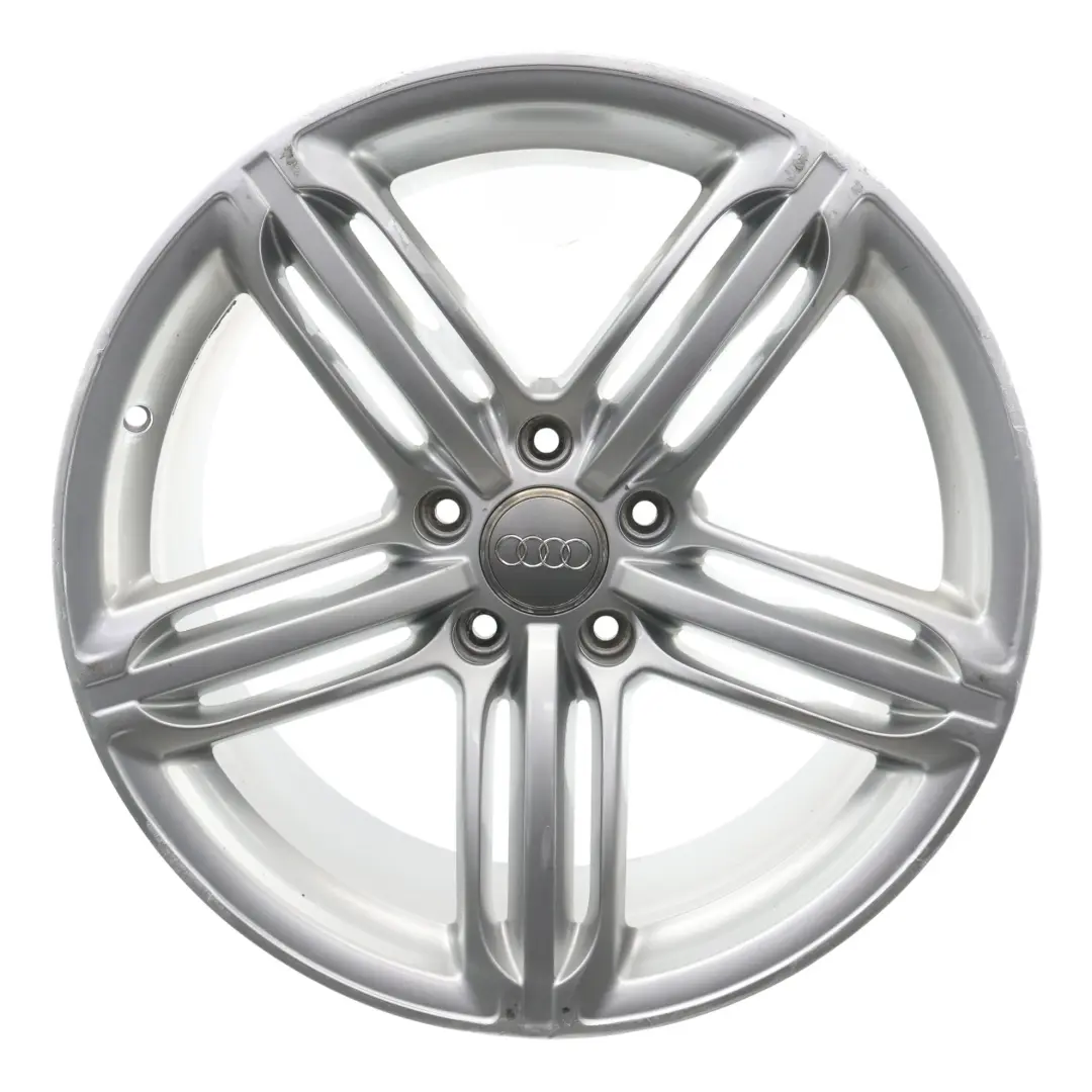 Cerchio In Lega Argento 21" A Raggi Stellati 10J ET:44 per Audi Q7 4L con numero di parte 4L0601025BH Audi Q7 4L Cerchio In Lega Argento 21" A Raggi Stellati 10J ET:44 - SKU 4L0601025BH-9 - Numero di parte 4L0601025BH