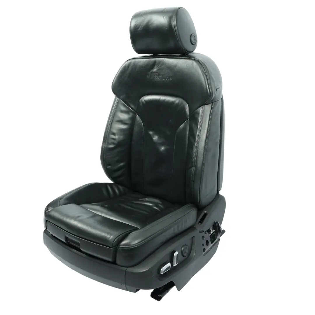 Front Sport Seat S-Line Heated Electric Leather Soul Black Left N/S to Audi Q7 4L with Part number 4L0881805F Audi Q7 4L Front Sport Seat S-Line Heated Electric Leather Soul Black Left N/S - SKU 4L0881805F-3 - Part number 4L0881805F