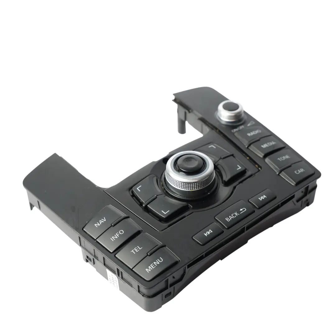 Audi Q7 4L Navigation Multimedia Control Panel Knob Unit - SKU 4L0919614B-1 - Part number 4L0919614B