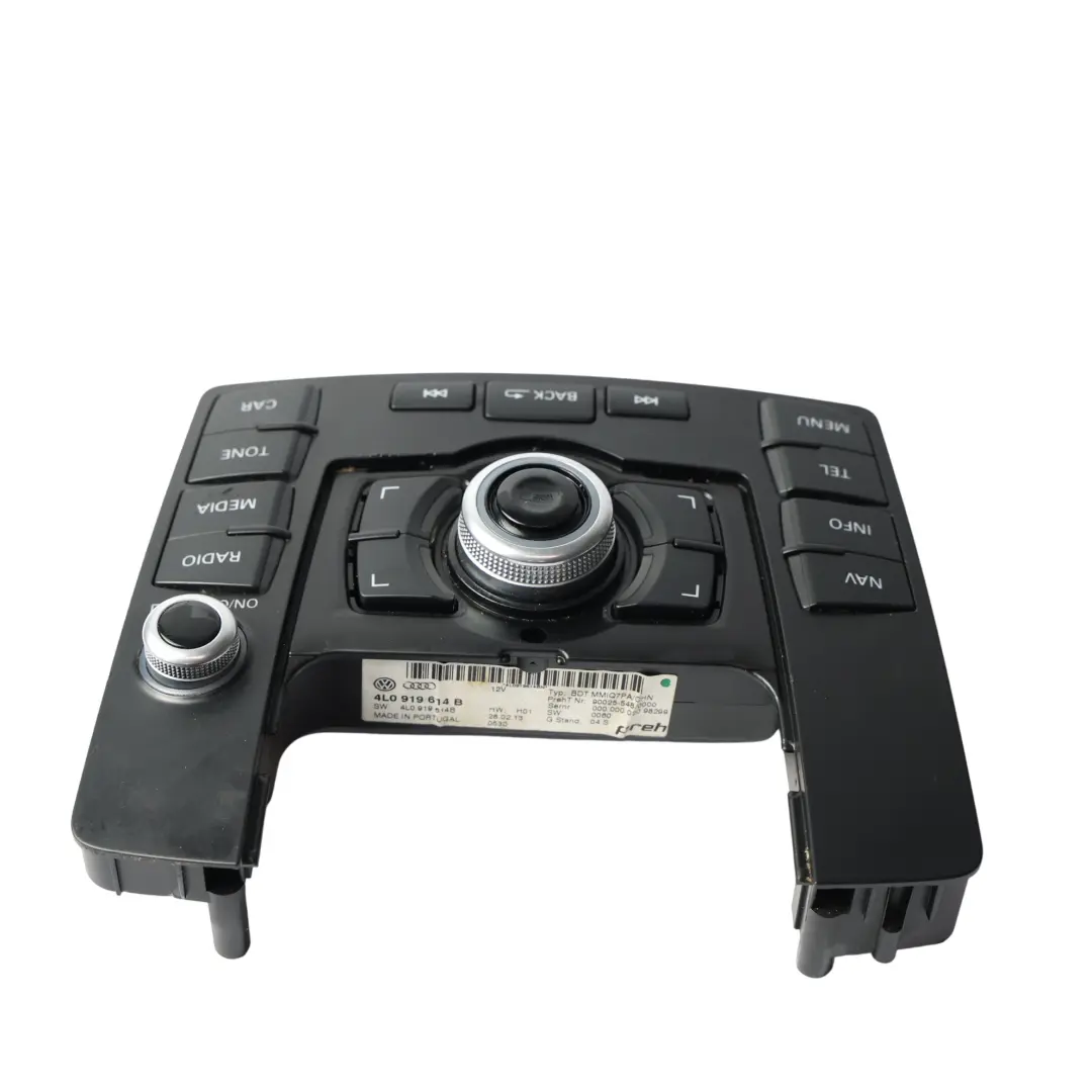Panel Sterowania Pokrętło Nawigacja Multimedia MMI do Audi Q7 4L o numerze 4L0919614B Audi Q7 4L Panel Sterowania Pokrętło Nawigacja Multimedia MMI - SKU 4L0919614B-1 - Numer Części 4L0919614B