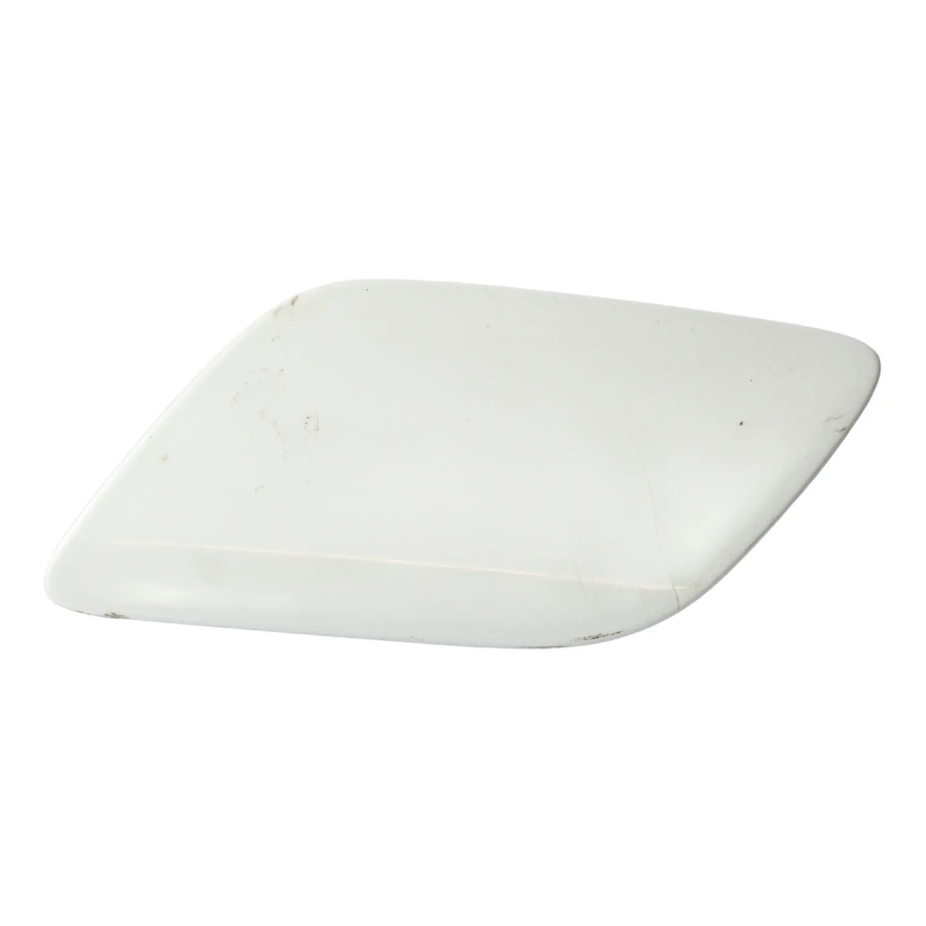 Audi Q7 4L Bumper Washer Jet Cover Left N/S 4L0955275G Glacier White Pearl - S9R