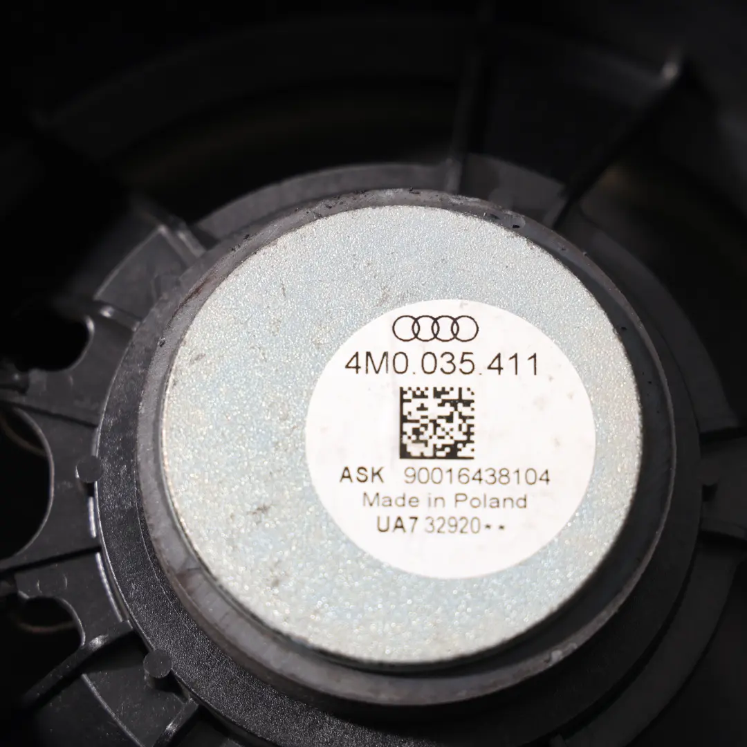 4M Hintere Tür Lautsprecher Links Rechts Audio Lautsprecher für Audi Q7 mit Teilenummer 4M0035411 Audi Q7 4M Hintere Tür Lautsprecher Links Rechts Audio Lautsprecher - SKU 4M0035411 - Teilenummer 4M0035411