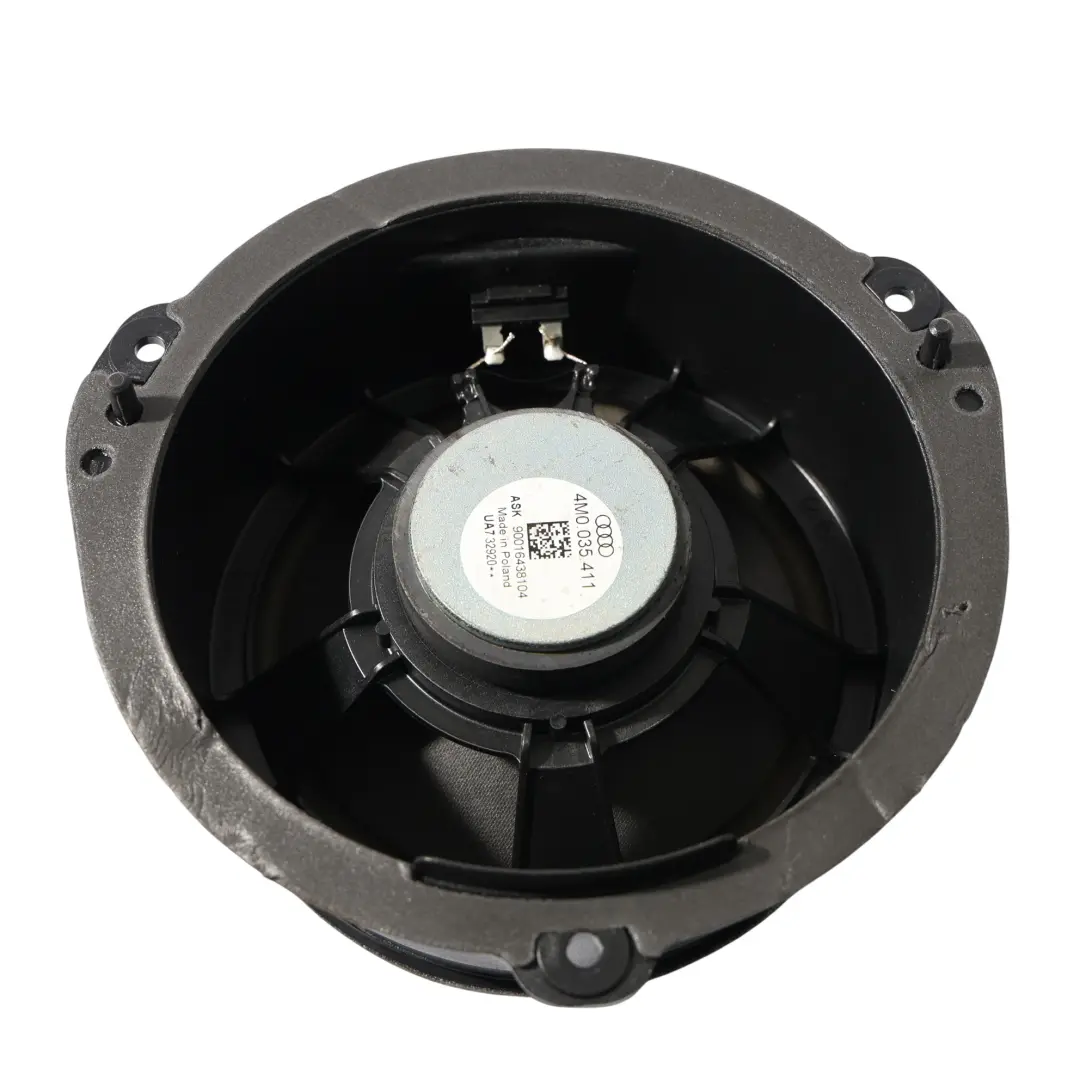 4M Rear Door Speaker Left Right N/O/S Audio Speaker Unit to Audi Q7 with Part number 4M0035411 Audi Q7 4M Rear Door Speaker Left Right N/O/S Audio Speaker Unit - SKU 4M0035411 - Part number 4M0035411