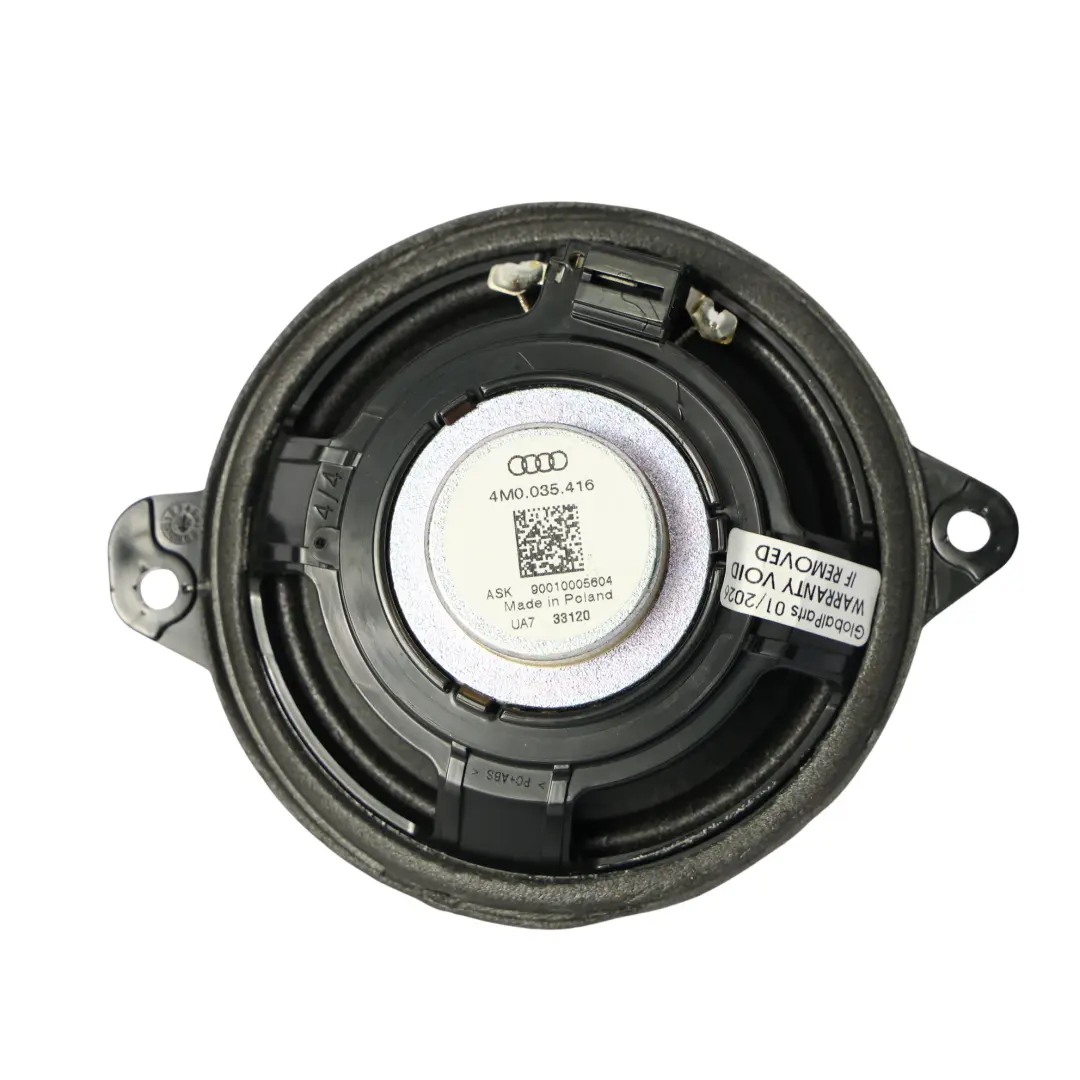 Audi Q7 4M Haut Parleur Central Du Tableau De Bord Avant - SKU 4M0035416 - Numéro de pièce 4M0035416