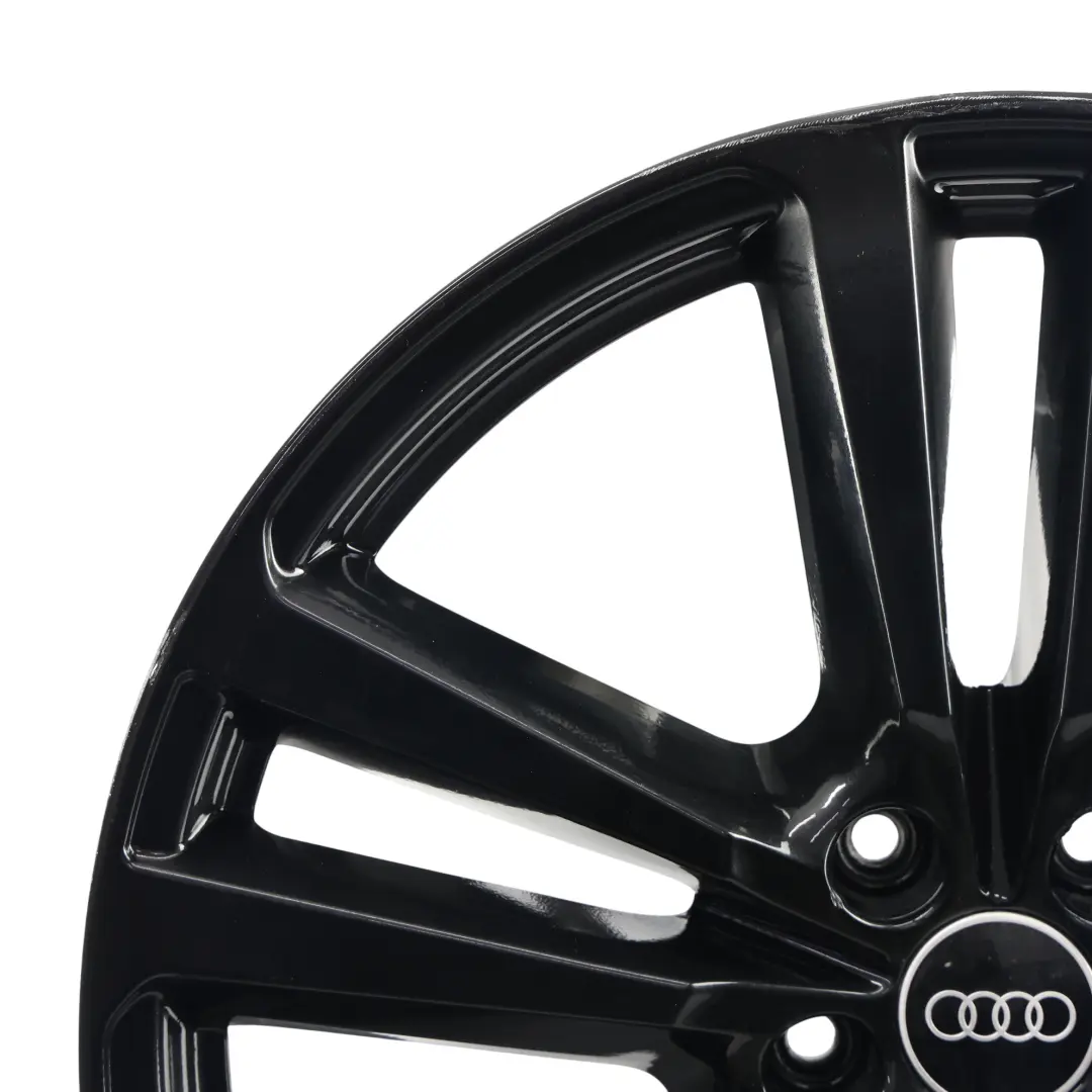 Audi Q7 4M Black Wheel Alloy Rim 20" 9J ET:33 Double Star Spoke - SKU 4M0601025H-8 - Part number 4M0601025H
