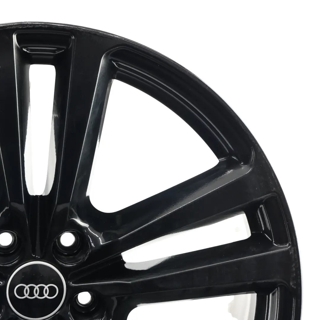 Audi Q7 4M Black Wheel Alloy Rim 20" 9J ET:33 Double Star Spoke - SKU 4M0601025H-8 - Part number 4M0601025H