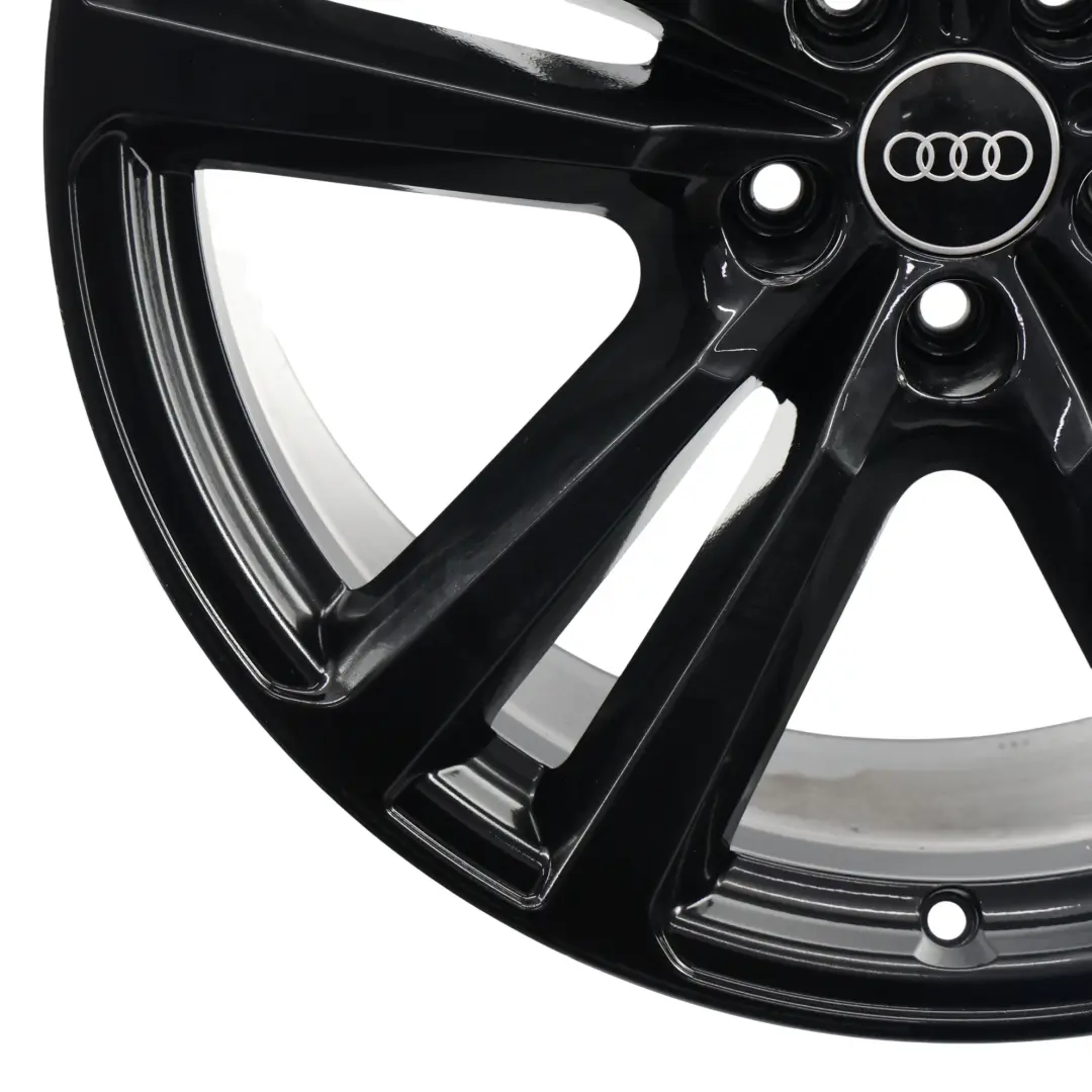 Audi Q7 4M Black Wheel Alloy Rim 20" 9J ET:33 Double Star Spoke - SKU 4M0601025H-8 - Part number 4M0601025H