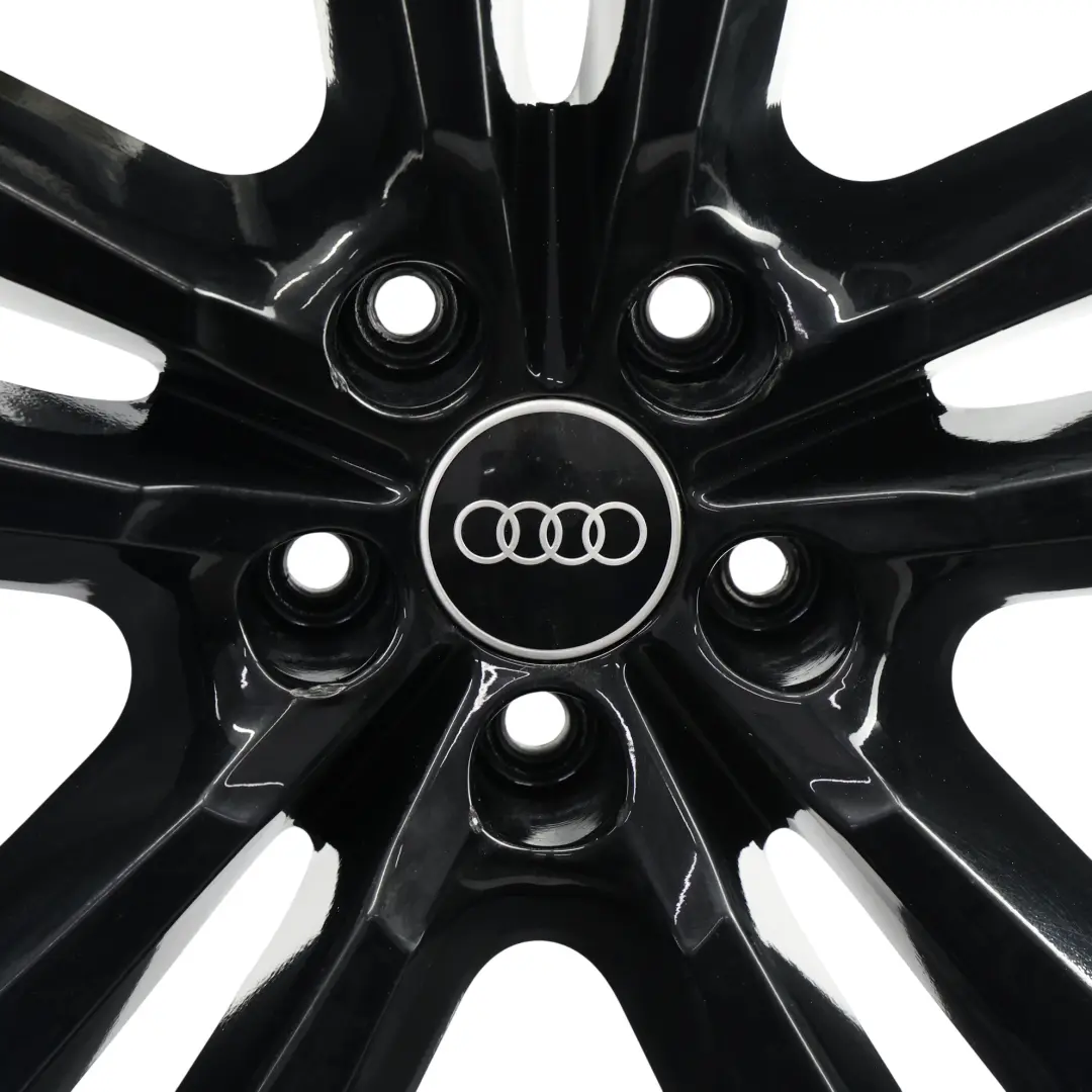 4M Black Wheel Alloy Rim 20" 9J ET:33 Double Star Spoke to Audi Q7 with Part number 4M0601025H Audi Q7 4M Black Wheel Alloy Rim 20" 9J ET:33 Double Star Spoke - SKU 4M0601025H-8 - Part number 4M0601025H