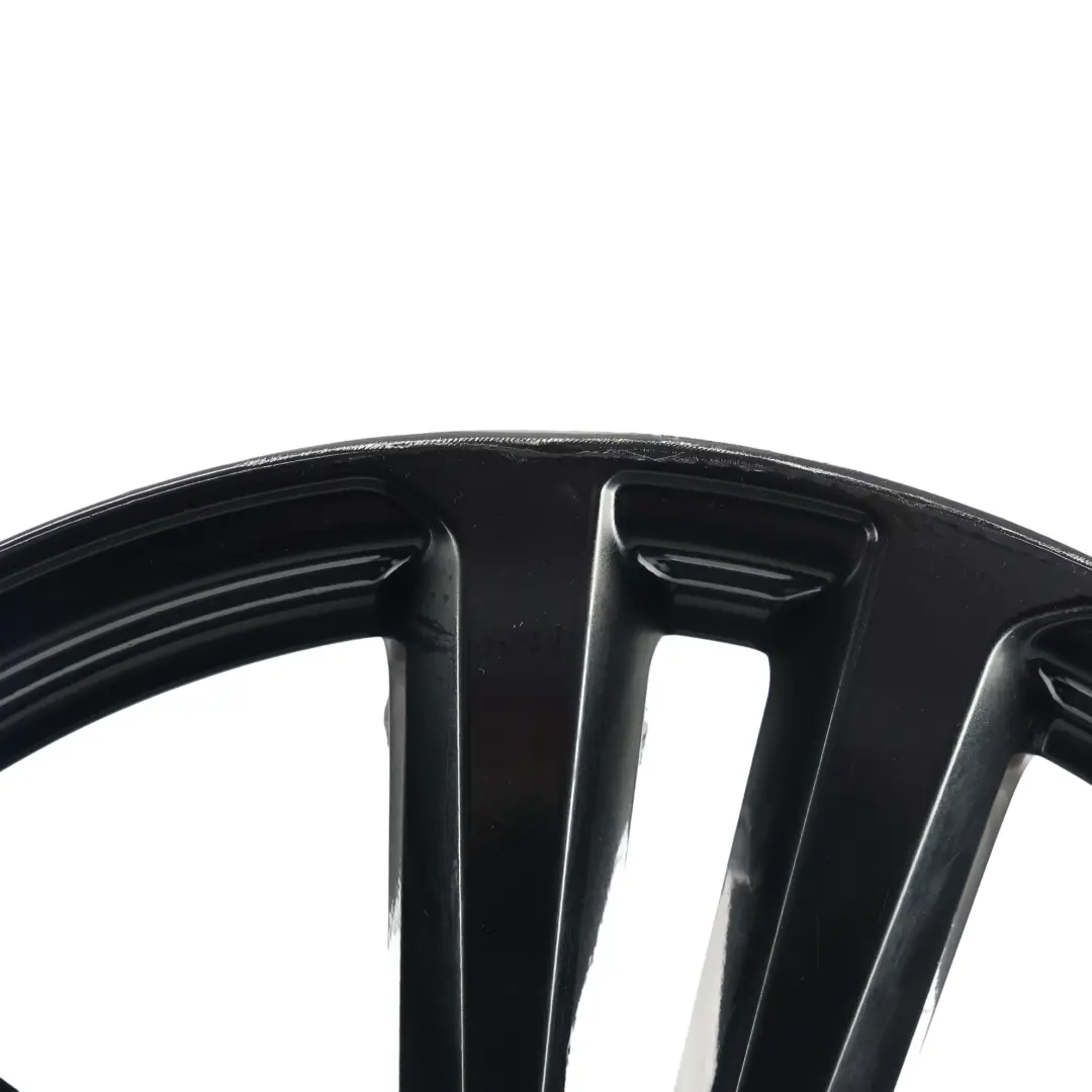 Audi Q7 4M Black Wheel Alloy Rim 20" 9J ET:33 Double Star Spoke - SKU 4M0601025H-8 - Part number 4M0601025H