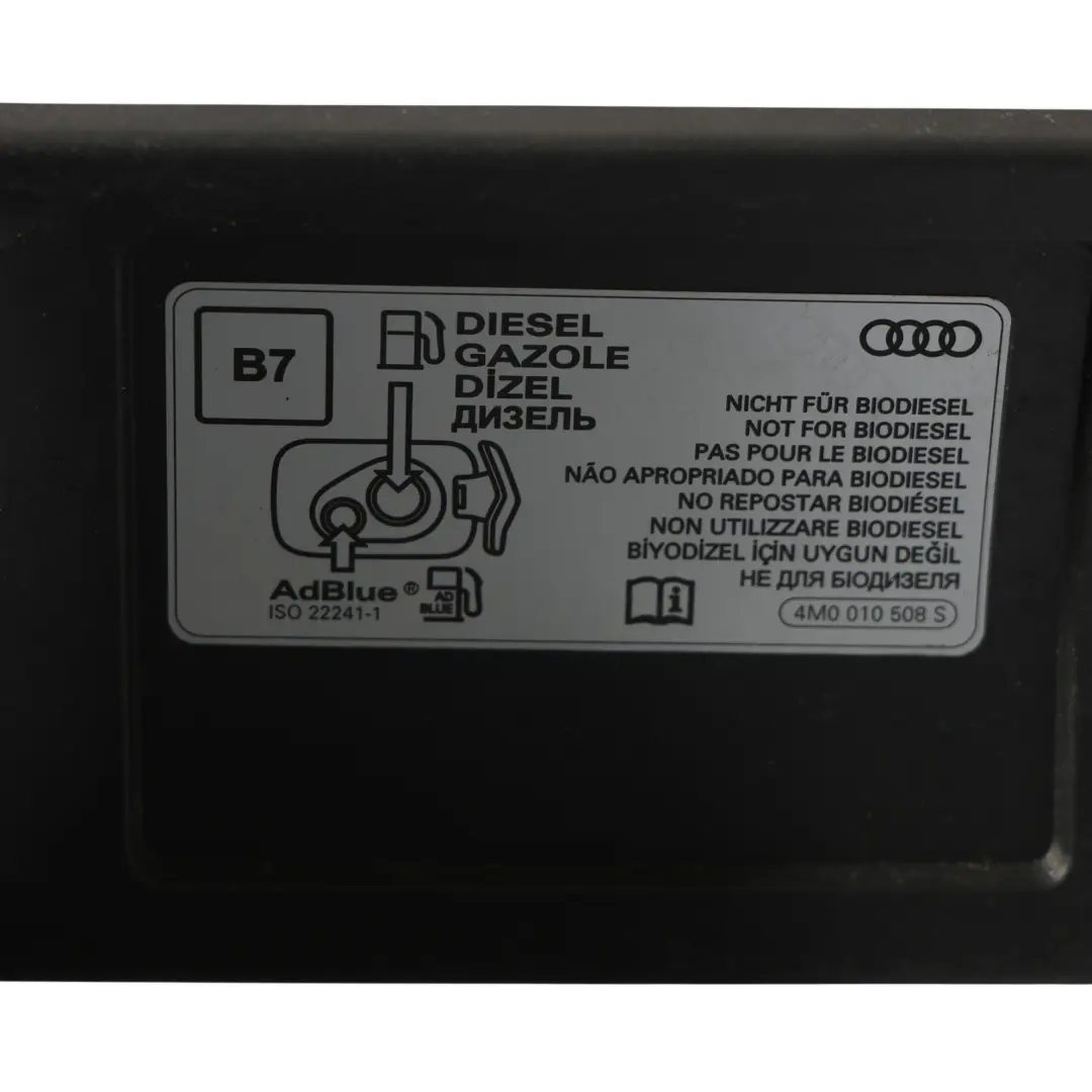 4M Couvercle De Trappe À Carburant Support De Pot Boîtier pour Audi Q7 à propos du numéro de pièce 4M0809906E Audi Q7 4M Couvercle De Trappe À Carburant Support De Pot Boîtier - SKU 4M0809906E - Numéro de pièce 4M0809906E