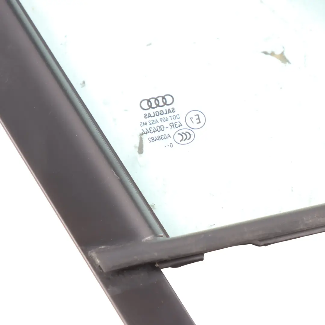 Audi Q7 4M Front Door Triangle Window Glass Glazing AS2 Left N/S Side - SKU 4M0845113 - Part number 4M0845113