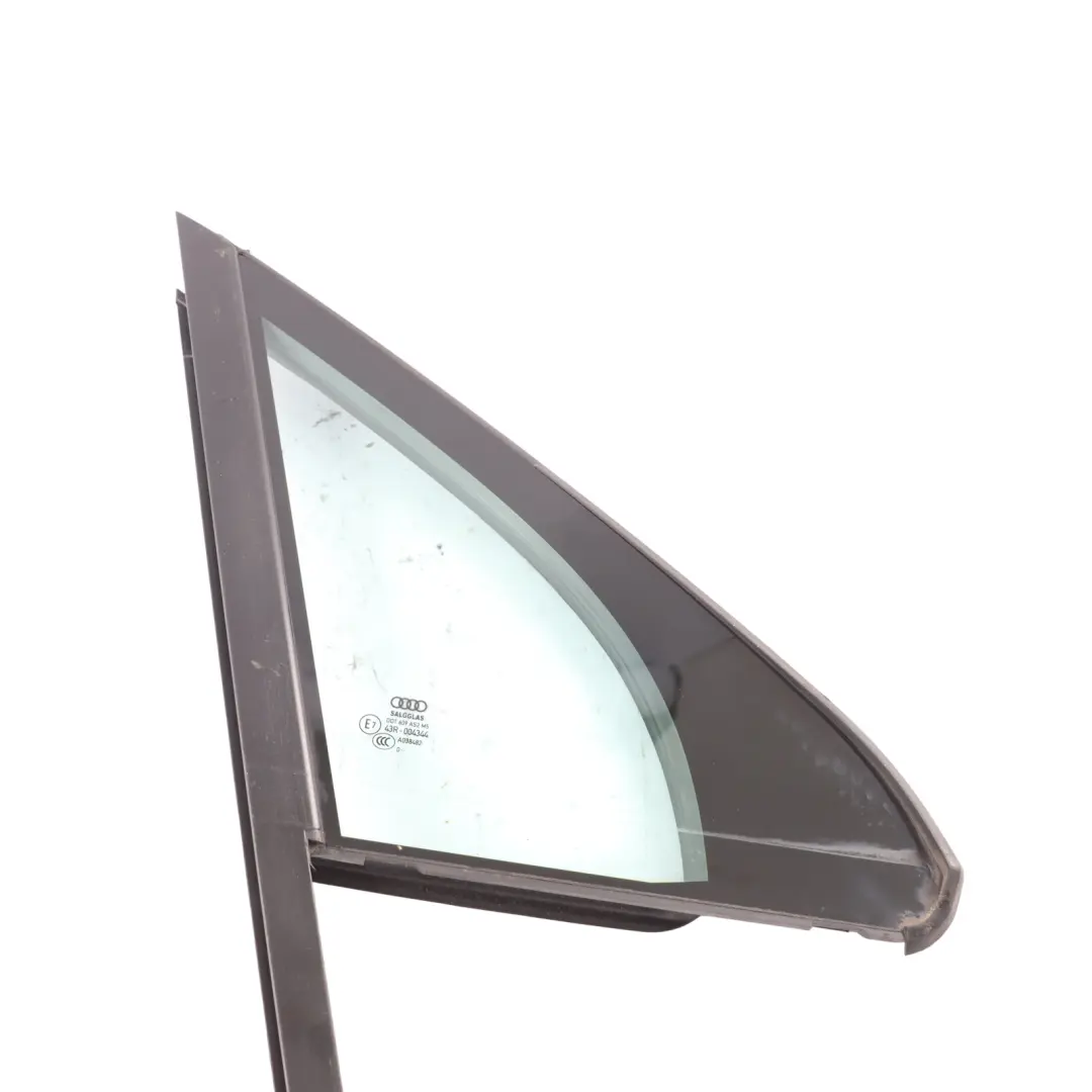Audi Q7 4M Front Door Triangle Window Glass Glazing AS2 Right Side O/S - SKU 4M0845114 - Part number 4M0845114