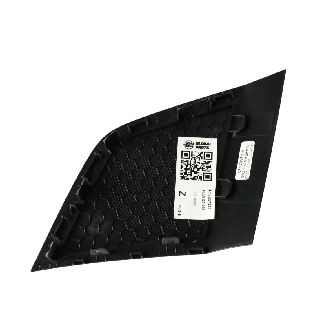 Audi Q7 4M Cruscotto Altoparlante Copertura Panel Anteriore Destro - SKU 4M0857227 - Numero di parte 4M0857227