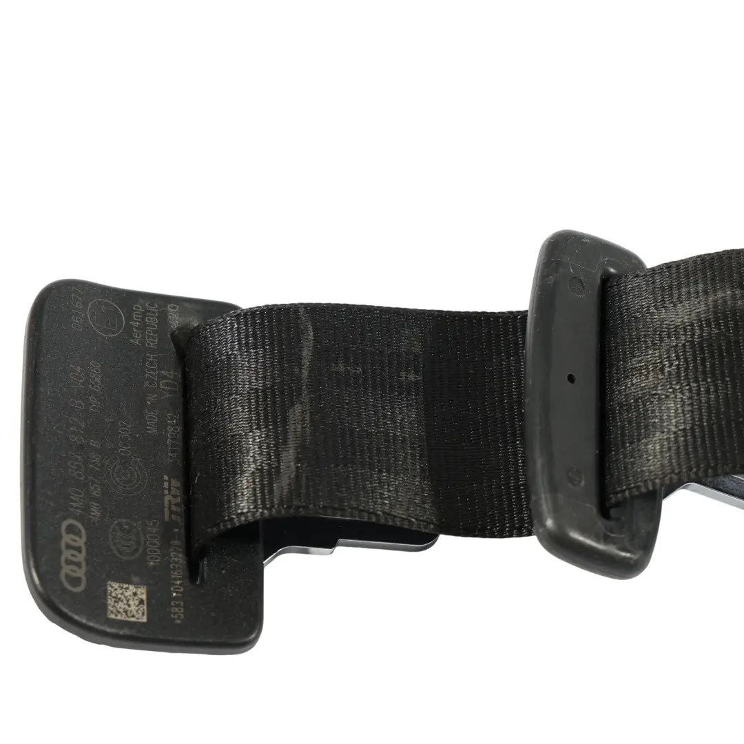 Audi Q7 4M Rücksitz 3. Reihe Sitzbank Sicherheitsgurt Rechts Schwarz - SKU 4M0857812B-1 - Teilenummer 4M0857812B