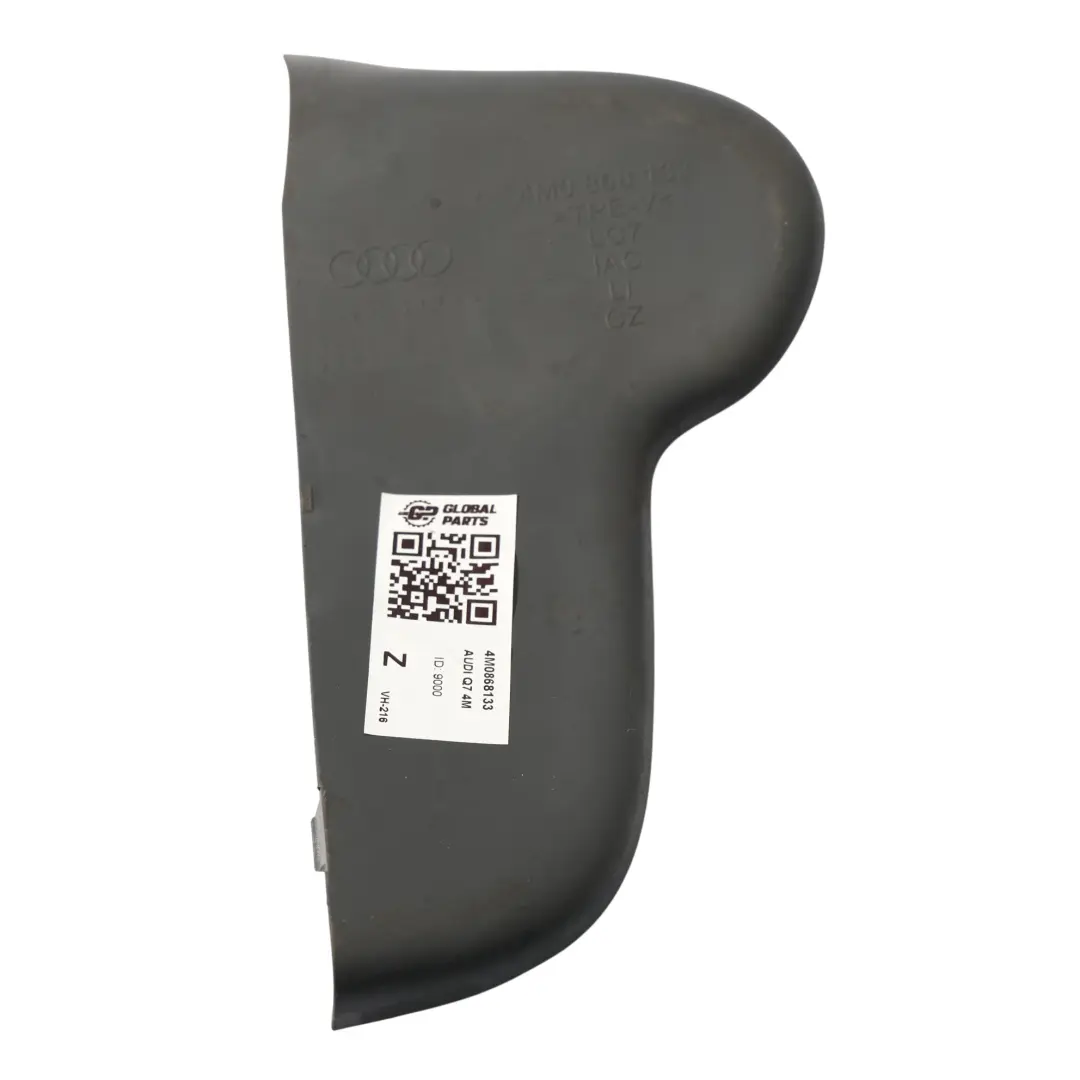 Audi Q7 4M Vassoio Scheda Porta Inserto Gomma Rivestimento Sinistro - SKU 4M0868133 - Numero di parte 4M0868133