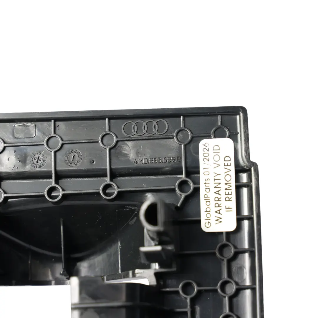 Audi Q7 4M Rear Seat Locking Plate Rail Cover Trim Inner - SKU 4M0883689B - Part number 4M0883689B