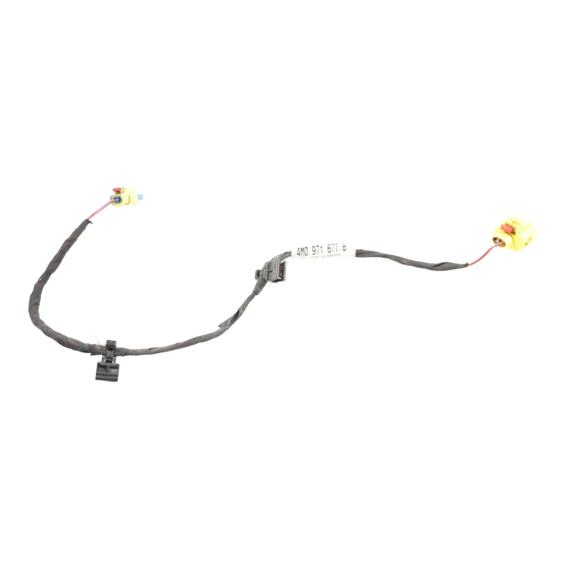 Audi Q7 4M Conector Del Arnés De Cableado De La Unidad Sensor Impacto 4M0971677B