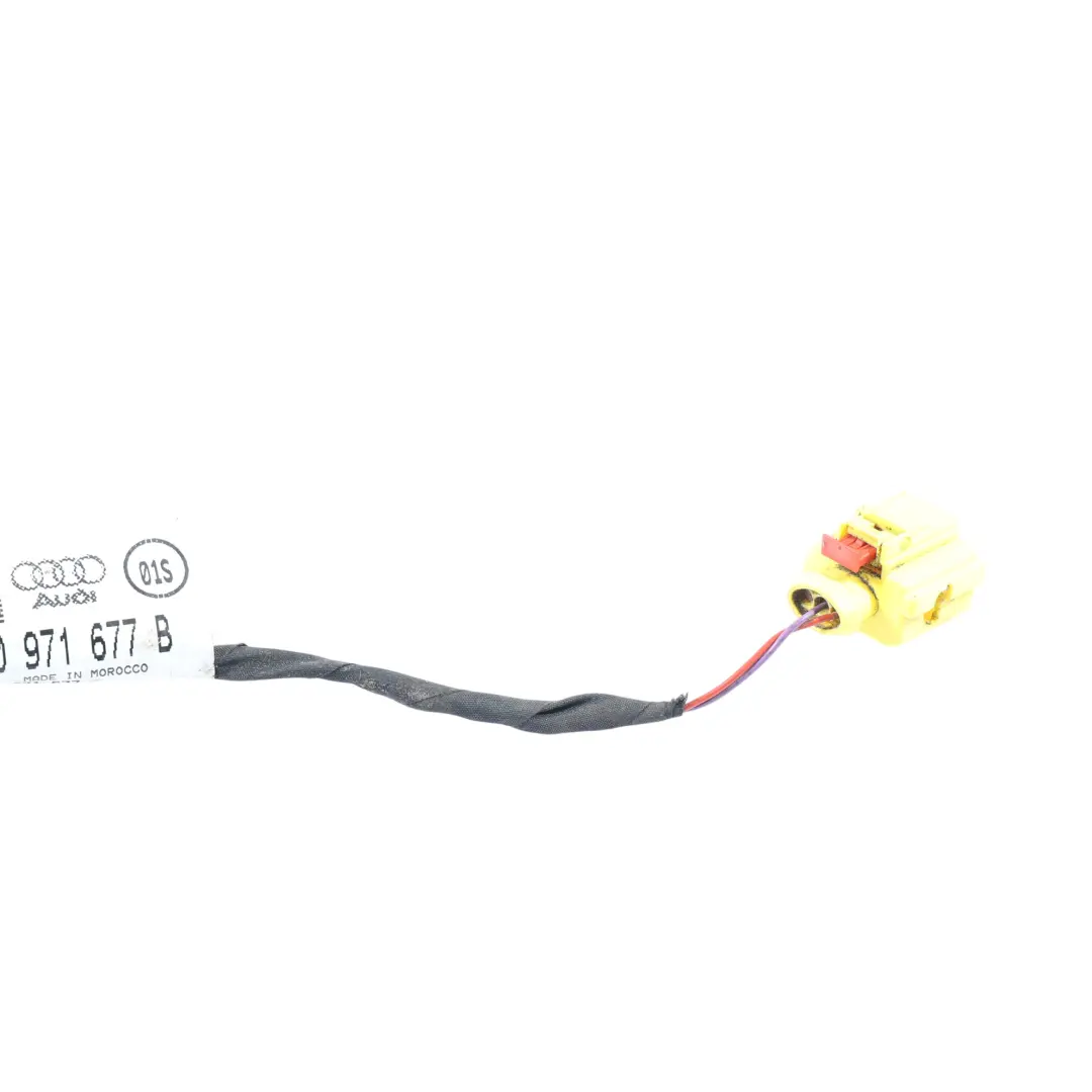 Audi Q7 4M Connecteur De Faisceau De Câbles Pour Capteur D'Impact - SKU 4M0971677B - Numéro de pièce 4M0971677B