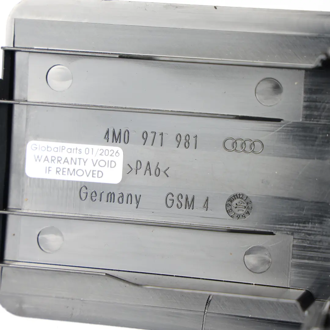 Audi A6 C8 Cache De Rail De Garniture Inférieur Du Siège Avant - SKU 4M0971981 - Numéro de pièce 4M0971981