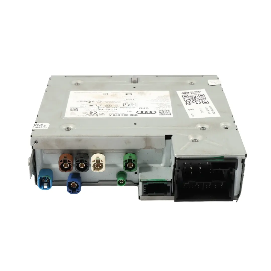Audi Q7 4M Multimedia Navigation Player Radio Audio Head Unit - SKU 4M2035070A - Part number 4M2035070A