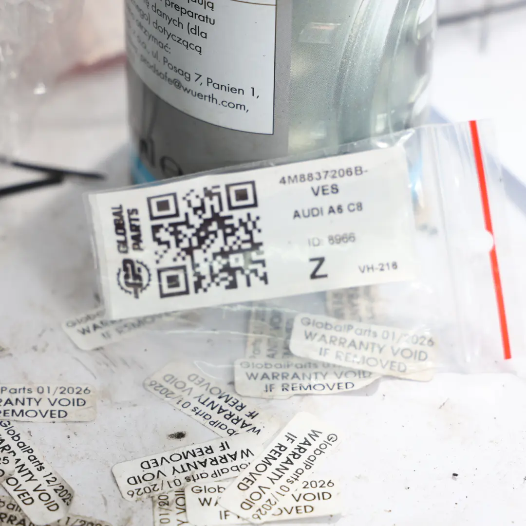 Audi A6 C8 Poignée Porte Garniture Serrure Gris Vésuve - X7J - SKU 4M8837206B-VES - Numéro de pièce 4M8837206B