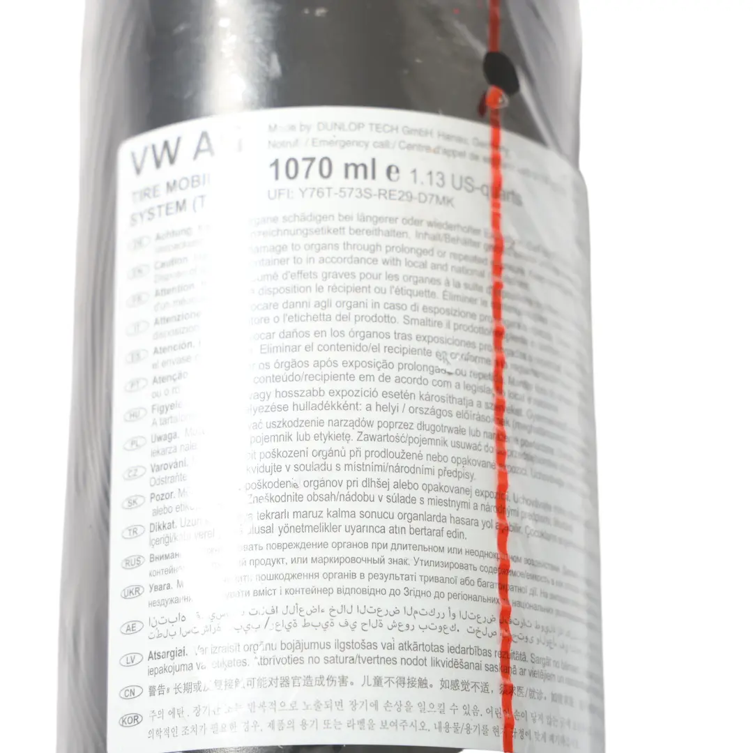 VW Audi Seat Skoda Bottiglia Di Emergenza Sigillante Per Pneumatici - SKU 4N0012619 - Numero di parte 4N0012619