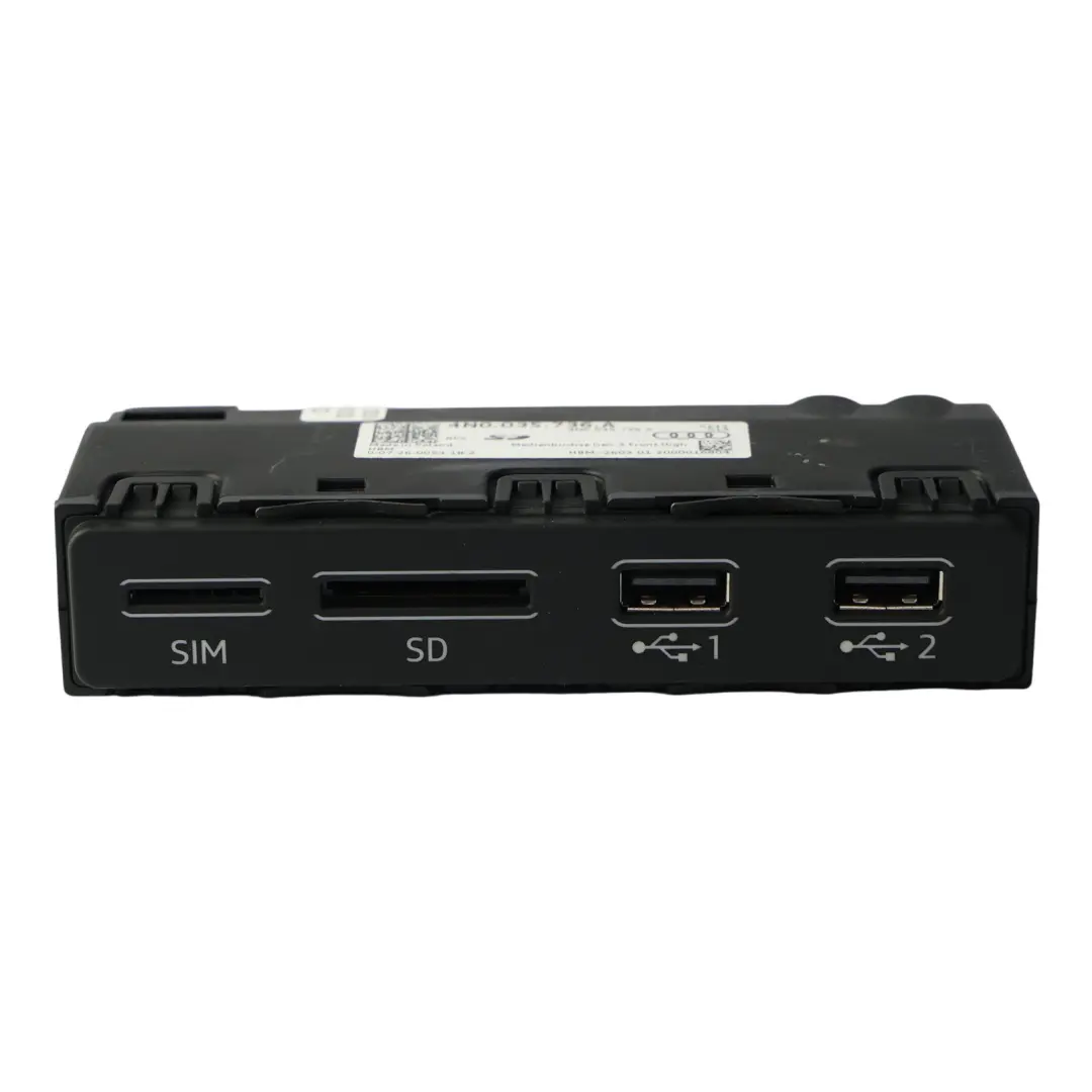 SIM Card Double Twin USB Module Multimedia Reader Port to Audi A6 C8 SD with Part number 4N0035736A Audi A6 C8 SD SIM Card Double Twin USB Module Multimedia Reader Port - SKU 4N0035736A - Part number 4N0035736A