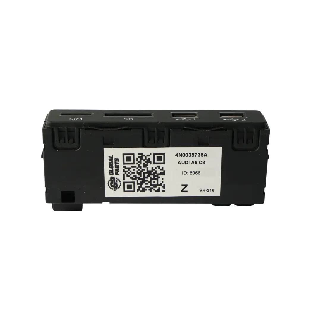 Audi A6 C8 SD SIM Karte Doppel Twin USB Modul Multimedia Leser Port - SKU 4N0035736A - Teilenummer 4N0035736A