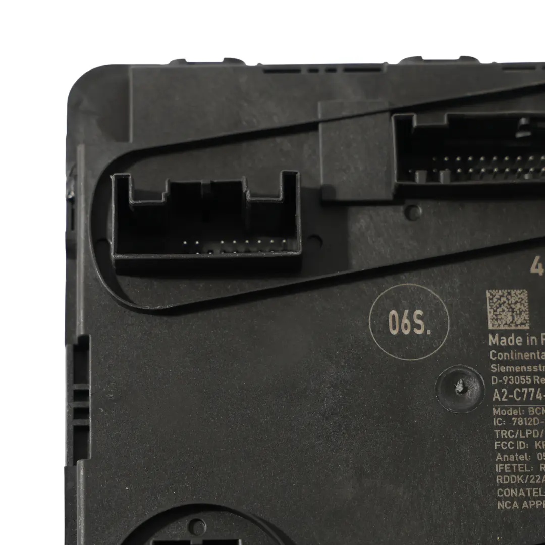 Body Control Comfort Unit Module BCM Convenience Unit ECU to Audi A6 C8 with Part number 4N0907064DD Audi A6 C8 Body Control Comfort Unit Module BCM Convenience Unit ECU - SKU 4N0907064DD - Part number 4N0907064DD
