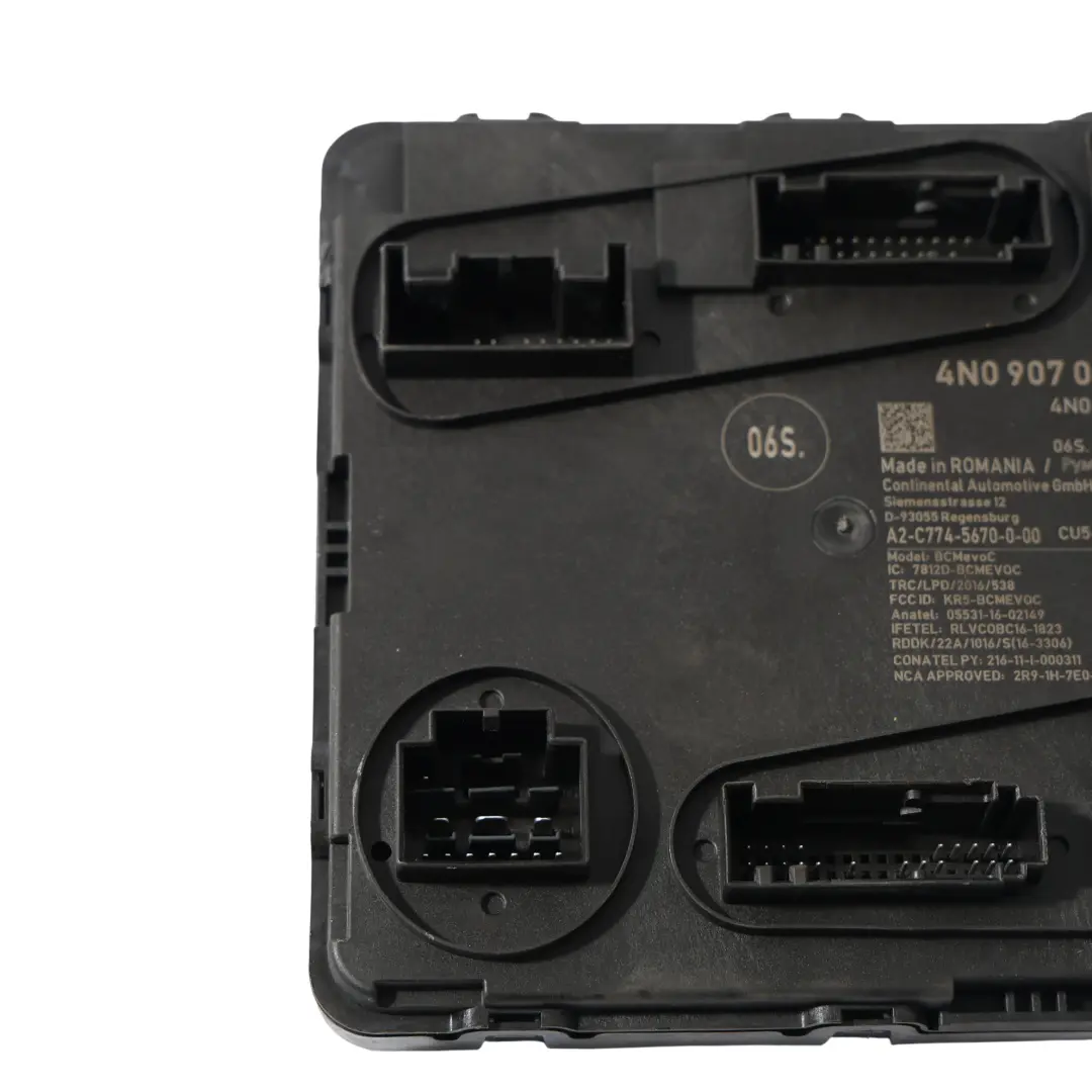 Audi A6 C8 Moduł Komfortu Sterownik Komputer BCM ECU - SKU 4N0907064DD - Numer Części 4N0907064DD