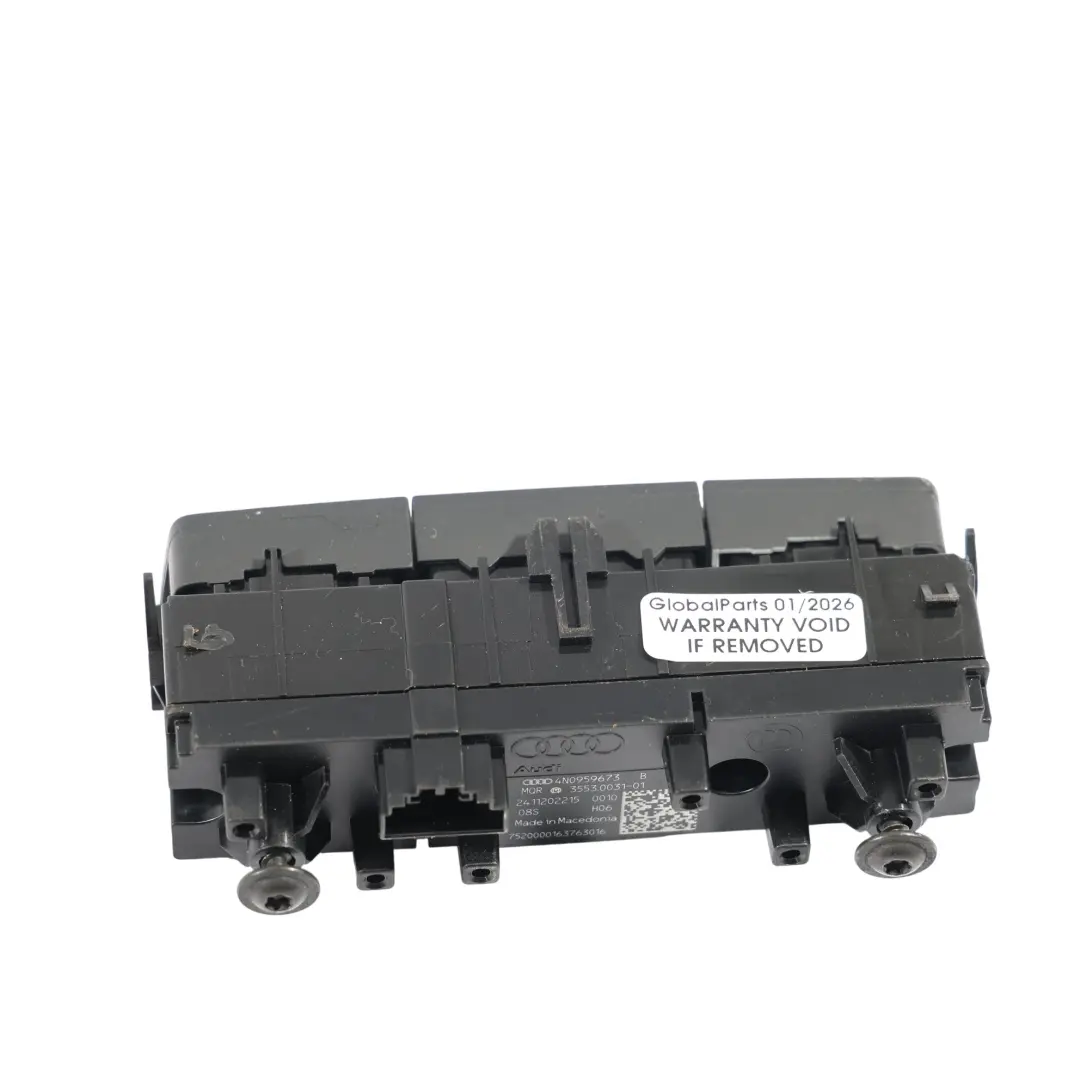 4M Parcheggio Assistente Pulsante Pannello Interruttore per Audi Q7 con numero di parte 4N0959673B Audi Q7 4M Parcheggio Assistente Pulsante Pannello Interruttore - SKU 4N0959673B - Numero di parte 4N0959673B