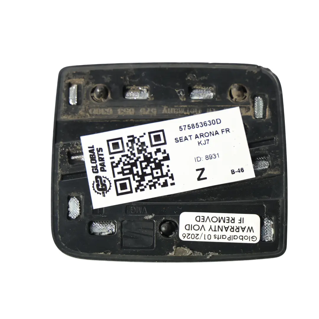 Seat Arona KJ7 Logo Emblème Collé Sur Le Hayon Arrière - SKU 575853630D - Numéro de pièce 575853630D