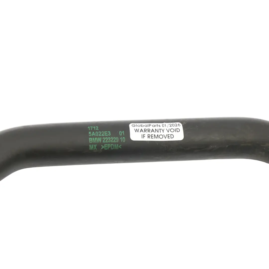 BMW X3 G01 X4 G02 Tubo Acqua Refrigerante Linea B58D - SKU 5A022E3 - Numero di parte 5A022E3