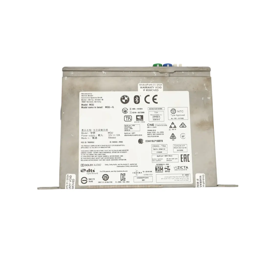 Head Unit High 3 Multimedia Module Harman to BMW G20 G30 X3 G01 X4 G02 with Part number 5A071E5 BMW G20 G30 X3 G01 X4 G02 Head Unit High 3 Multimedia Module Harman - SKU 5A071E5 - Part number 5A071E5