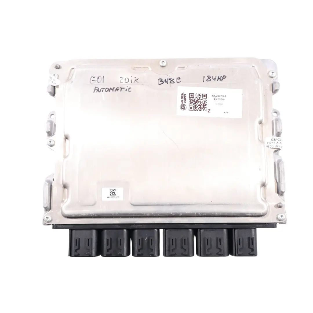 BMW X3 G01 20Ix B48B20A 184HP Komputer Silnika ECU DME Zestaw - SKU 5A23E05-2 - Numer Części 5A23E05
